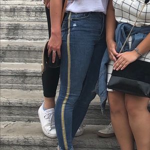 Zara pinstripe jeans Sz 24